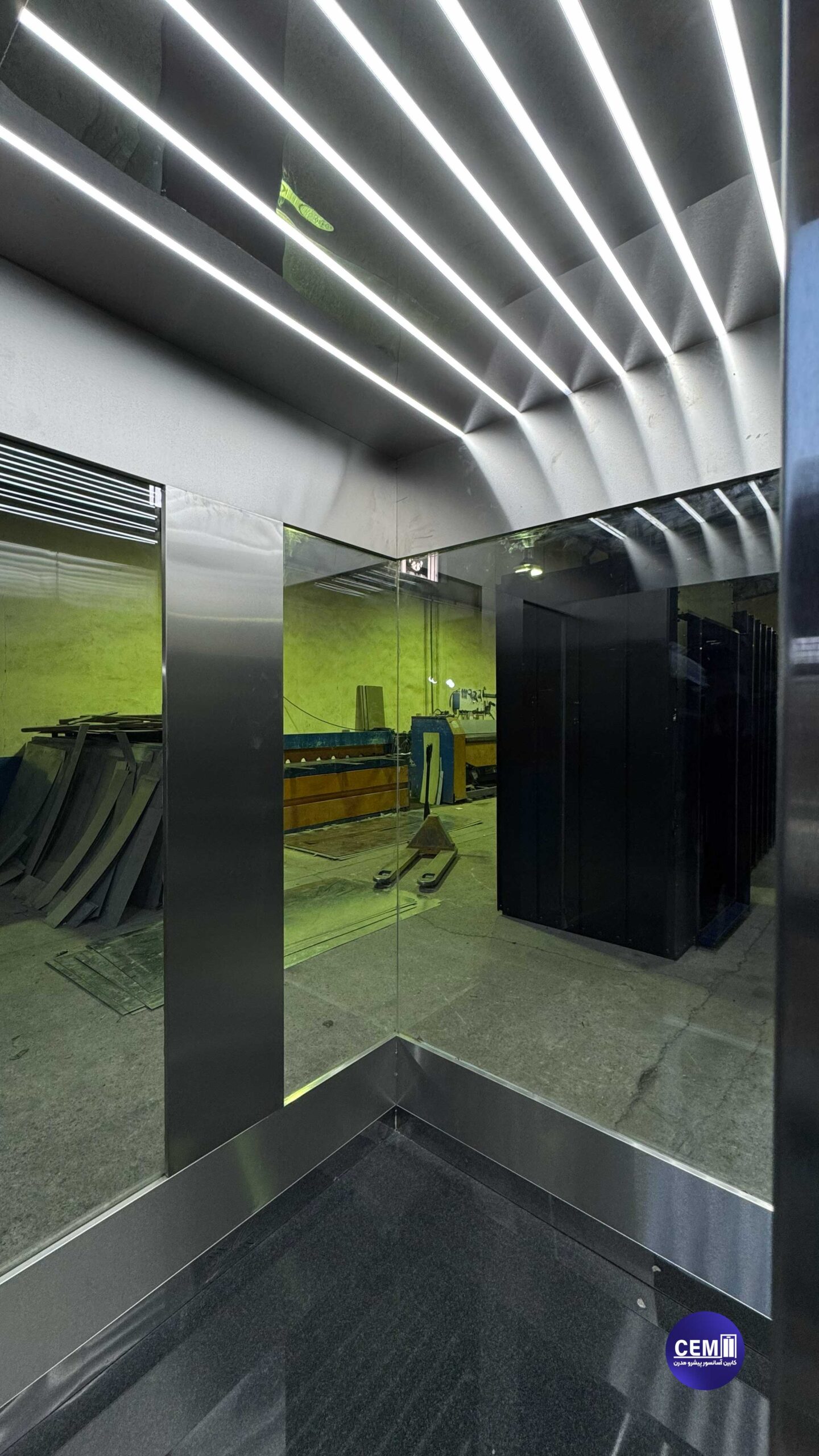 کابین آسانسور ویترا یک